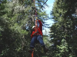 24443-Buddy Patty comming down belayed static line.webp