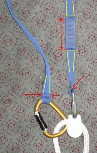 False crotch 1 inch webbing homemade closeup arrows for sewing web.webp False crotch 1 inch webbing homemade closeup arrows for sewing web.webp