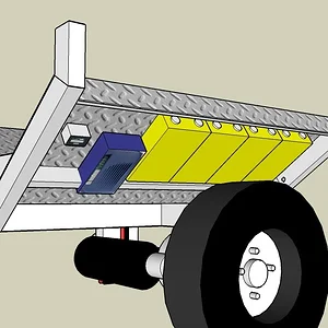 The blueprint in Sketchup