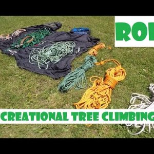 Rope for Recreational Tree Climbing
