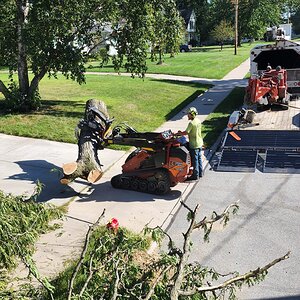 Ditch Witch SK1550 + TNAttachments Bypass Mini Grapple